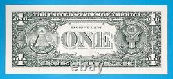 08800008 MATCHING BINARY (0 & 8) $1 One Dollar Bill Serial Number # 22 UNC