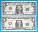 08800080 Matching Binary (0 & 8) $1 One Dollar Bill Serial Number # 10 Unc