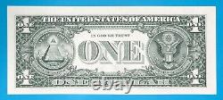 08800080 MATCHING BINARY (0 & 8) $1 One Dollar Bill Serial Number # 10 UNC