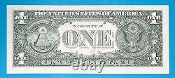 08800080 MATCHING BINARY (0 & 8) $1 One Dollar Bill Serial Number # 10 UNC