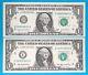 08808880 Matching Binary (0 & 8) $1 One Dollar Bill Serial Number # 19 Unc