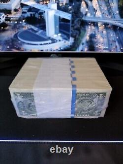 1000 $1 Notes Brick, New One Dollar Bills 2017 A $100 BEP Packs New York