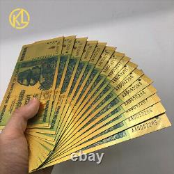 1000pc one trillion dollars Zimbabwe Gold banknote Consecutive serial number box