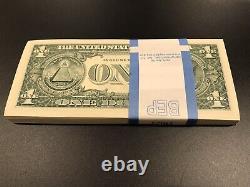 100 BRAND NEW ONE ($1) Dollar Bills 2017A Sequential Order FULL BUNDLE ($100)