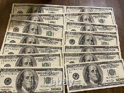 $100 CASH (1) One Hundred Dollar Bill 1996 1999 2001 2003 2006