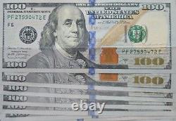 $100 CASH (1) One Hundred Dollar Bill Series 2009 2013 2017
