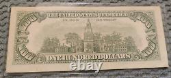 100 DOLLAR BILL One Hundred Federal Reserve Note 1977 A Very Rare