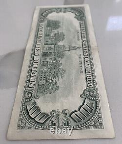$100 ONE HUNDRED DOLLAR BILL Old / Vintage 1985 Series F District Only 16 mil