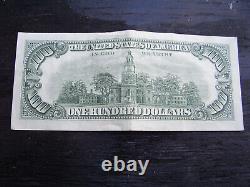 100 One Hundred Dollar Bill 1963 A Low Serial Number l 00750193 A, 007
