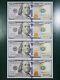 $100 One Hundred Dollar Bill Uncut Currency Sheet Leaf Of 4 Notes Series 2009a