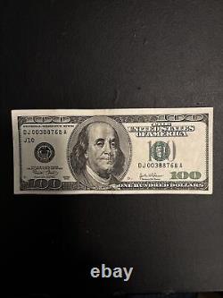 $100 bill (One Hundred Dollar Bill) Series 2003