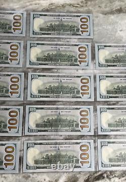 14 Consecutive Series 2017A PH 100 Dollar Bills Mint Condition St Louis