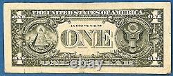 1776 INDEPENDENCE YEAR NOTE 00177600 Fancy Serial Number One Dollar Bill