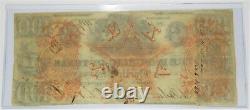 1839 $100 Republic of Texas RedBack One Hundred Dollar Note Bill Currency 27017F