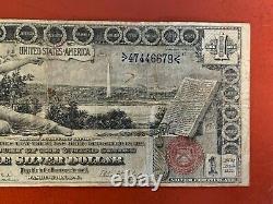 1896 $1 One Dollar Educational Silver Certificate Note
