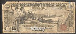 1896 One Dollar Bill $1 Large Size Note Silver Certificate Circulated #34881