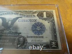 1899 US Black Eagle Silver Certificate One Dollar Note $1 Horse Blanket