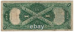 1917 $1 Large Size U. S. Legal Tender Note One Dollar Red Seal Bill