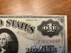 1917 $1 One Dollar US Note Legal Tender Large Size Note-Uncirculated Shape