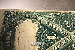 1917 Red Seal One Dollar Large Size Us Note Legal Tender $1 Paper Money Currency