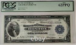 1918 $1 One DOLLAR Boston Federal Reserve Bank Note PCGS 62PPQ Fr. 710