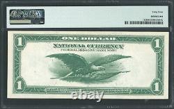 1918 $1 One Dollar New York Federal Reserve Note Green Eagle PMG CU 64 Fr#712