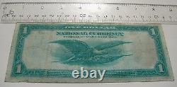 1918 National Currency Federal Reserve San Francisco One Dollar Large Note