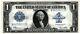 1923 $1 One Dollar Horse Blanket Silver Certificate Large Size Note Unc