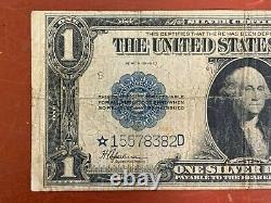 1923 $1 One Dollar Star Note Large Silver Certificate