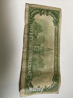 1926 One Hundred Dollar Bill BANK OF MINNEAPOLIS