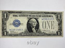 1928A One dollar Silver Certificate Star Note Funny Back- Blue ink Mellon Signed