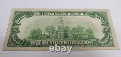 1928 $100 One Hundred Dollar Bill Federal Reserve Note Cleveland District 4