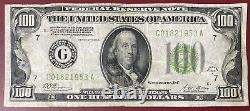 1928 A $100 Bill One Hundred Dollars REDEEMABLE IN GOLD Federal Reserve #41531