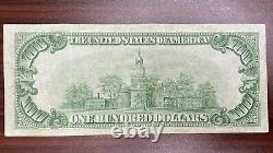 1928 A $100 Bill One Hundred Dollars REDEEMABLE IN GOLD Federal Reserve #45270
