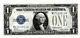 1928 A $1 One Dollar Bill Blue Seal Funny Back Silver Certificate Uncirculated