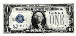 1928 A $1 one dollar bill BLUE SEAL FUNNY BACK SILVER CERTIFICATE UNCIRCULATED