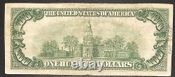 1928 A ONE HUNDRED Dollar Bill $100 REDEEMABLE IN GOLD Federal Reserve #35105