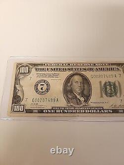 1928 Gold On Demand One Hundred Dollar Bill