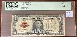 1928 One Dollar Bill RED SEAL $1 United States Note PCGS Fine 12 #35209