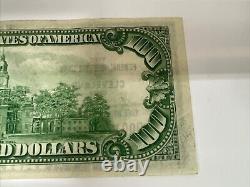 1929 One Hundred Dollar Bill. $100 Note. Cleveland Ohio. D00179658A