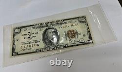 1929 One Hundred Dollar Bill. $100 Note. Cleveland Ohio. D00179658A