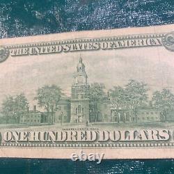 1934C $100 Federal Reserve Note Atlanta / One Hundred Dollars. Low serial number