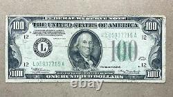 1934 $100 Federal Reserve Note San Francisco / Fr 2152L / One Hundred Dollars