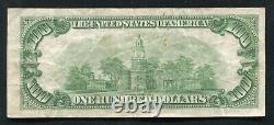 1934 $100 One Hundred Dollars Frn Federal Reserve Note Boston, Ma Very Fine