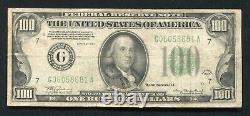 1934 $100 One Hundred Dollars Frn Federal Reserve Note Chicago, IL Very Fine