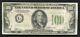1934 $100 One Hundred Dollars Frn Federal Reserve Note Chicago, Il Very Fine