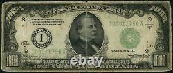 1934 A $1000 One Thousand Dollar Minneapolis Federal Reserve Note Fr#2212I
