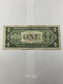 1935 A one dollar silver certificates error note Rare Missing In God We Trust