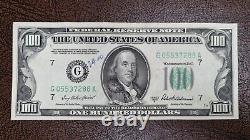 1950 B One Hundred Dollar Bill $100 Federal Reserve Note Better Grade #53804