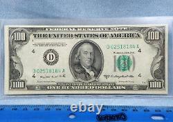 1950 C-CU $100 One Hundred Dollar Bill Federal Reserve Bank Note-Cleveland